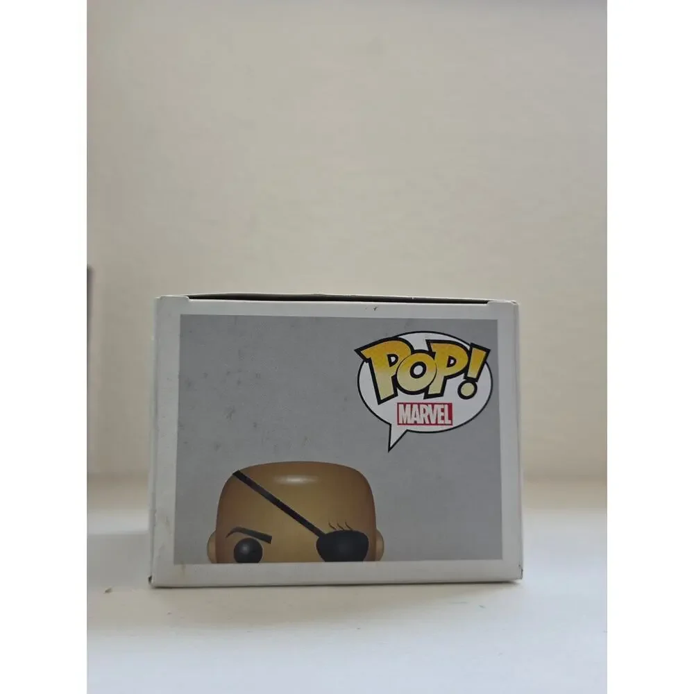 Funko POP, Marvel Nick Fury # 14, Avengers vinyl figure 2012 w/ protector box - Picture 5 of 7